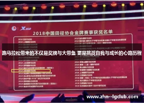 跑马拉松带来的不仅是奖牌与大带鱼 更是挑战自我与成长的心路历程